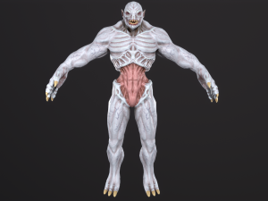 Blood Hunter -Game Ready Low-poly 3D 模型