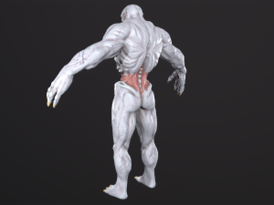 Blood Hunter -Game Ready Low-poly 3D 模型