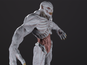 Blood Hunter -Game Ready Low-poly 3D 模型