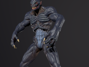 Blood Hunter -Game Ready Low-poly 3D 模型