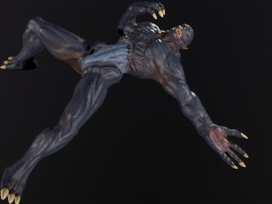 Blood Hunter -Game Ready Low-poly 3D 模型