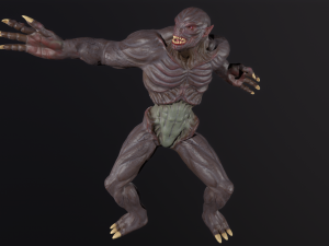Blood Hunter -Game Ready Low-poly 3D 模型