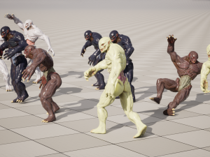 Blood Hunter -Game Ready Low-poly 3D 模型
