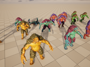 Turtle monster - Game Ready Low-poly 3D Model