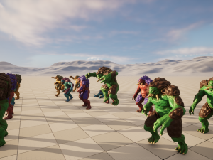 Turtle monster - Game Ready Low-poly 3D Model