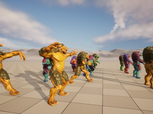 Turtle monster - Game Ready Low-poly 3D Model