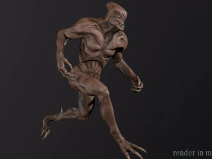 Alien Monster 3D Model