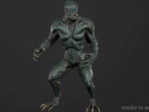 Alien Monster 3D Model