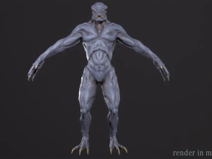 Alien Monster 3D Model