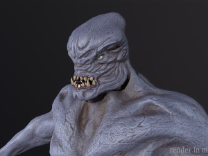 Alien Monster Model 3D