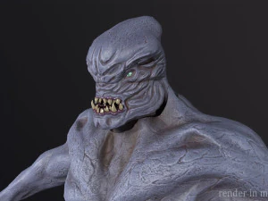 Alien Monster 3D Model