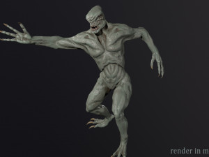 Alien Monster Model 3D