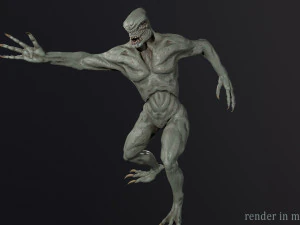 Alien Monster 3D Model