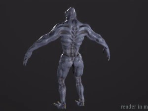 Alien Monster 3D Model