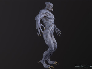 Alien Monster Model 3D