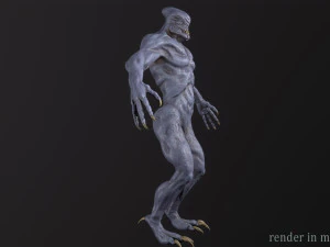 Alien Monster 3D Model