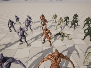 Alien Monster Model 3D