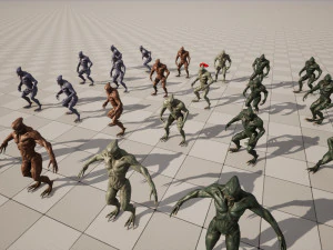 Alien Monster 3D Model