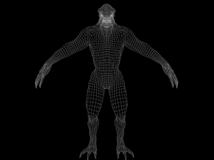 Alien Monster Model 3D