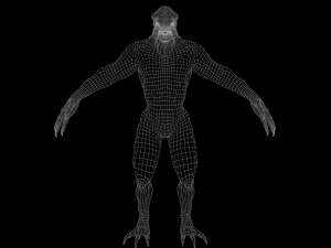 Alien Monster 3D Model