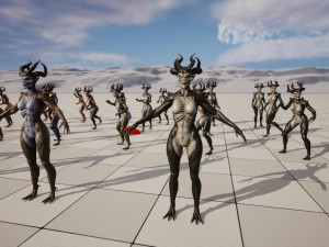 Demoness Mage 3D Model