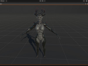 Demoness Mage 3D Model