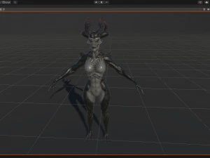 Demoness Mage 3D Model