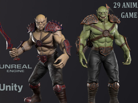 Orc warrior 3D-Modell