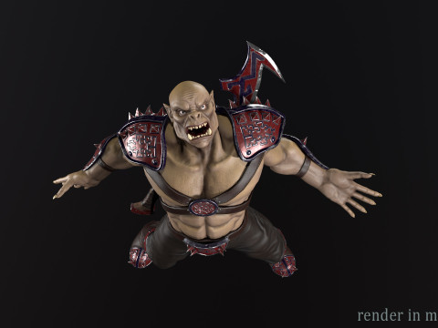 Orc warrior Model 3D