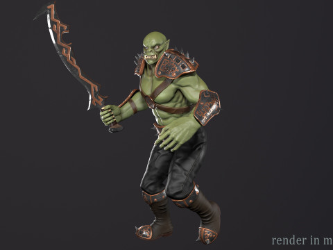 Orc warrior Model 3D