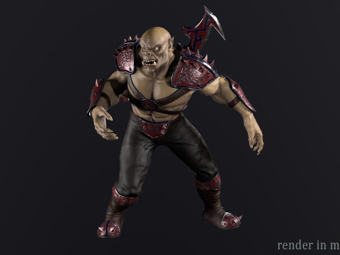 Orc warrior Model 3D