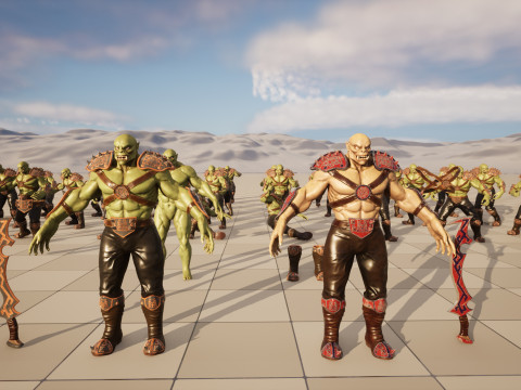 Orc warrior Model 3D