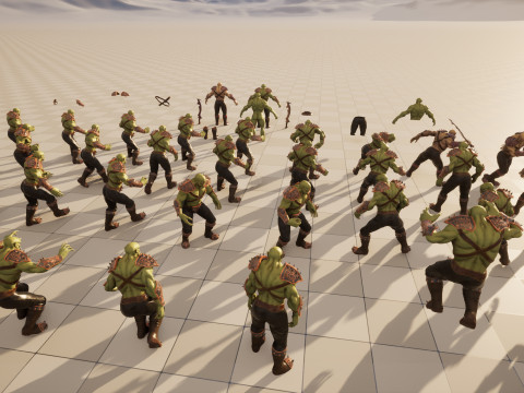 Orc warrior Model 3D