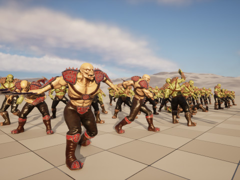 Orc warrior Model 3D