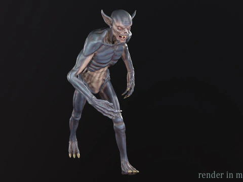 Inferior vampire 3D Model