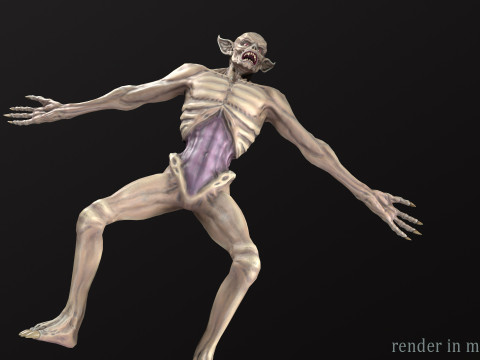 Inferior vampire 3Dモデル