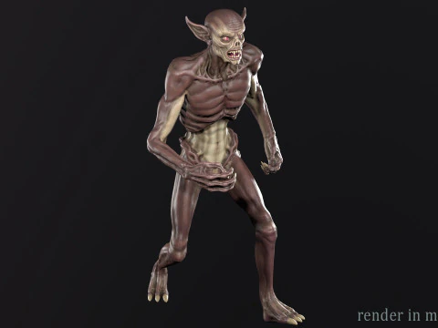Inferior vampire 3D Model