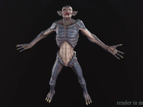 Inferior vampire 3D Model