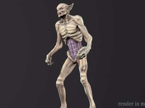 Inferior vampire 3D Model
