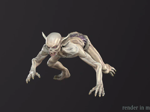 Inferior vampire 3D Model