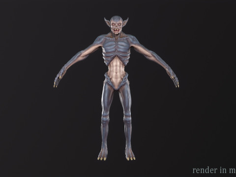 Inferior vampire 3Dモデル