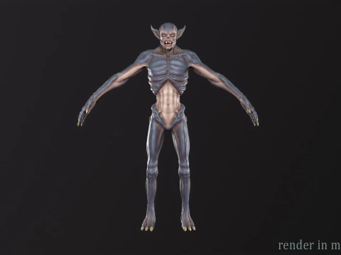 Inferior vampire 3D Model