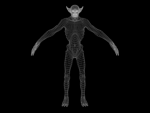 Inferior vampire 3D Model