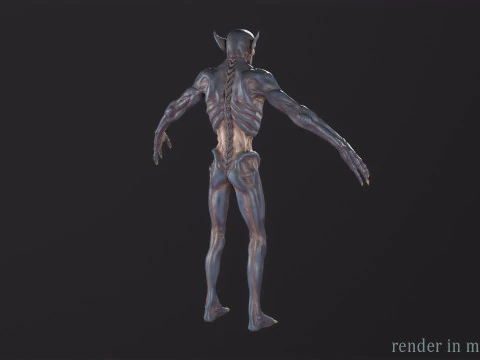 Inferior vampire 3D Model