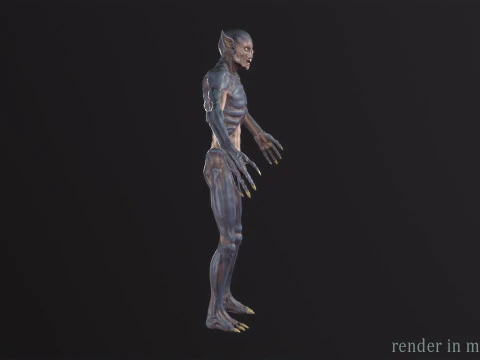 Inferior vampire 3D Model