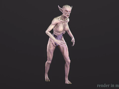 Vampiress 3D Model