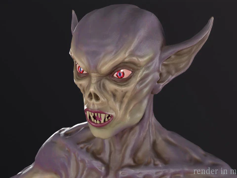 Vampiress 3D Model