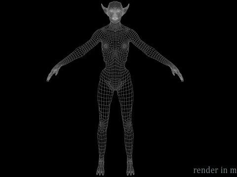 Vampiress 3D Model