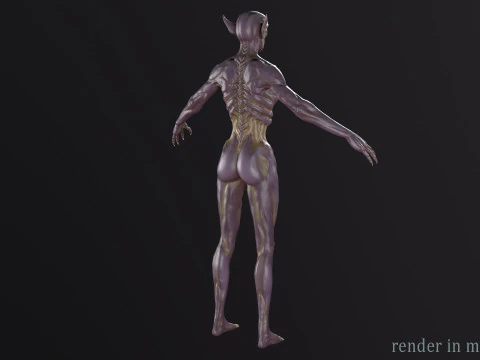 Vampiress 3D Model