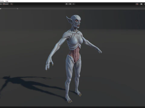 Vampiress 3D Model